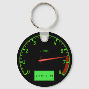 Llavero Personalizable Nombre coche rebobinado cadenas de 