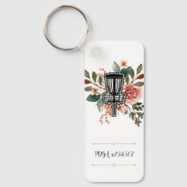 Llavero Personalizable PDGA Número Disco Clave de Golf