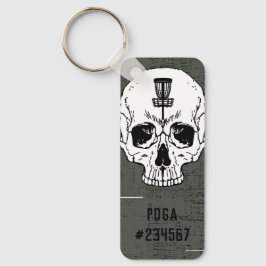 Llavero Personalizable PDGA Número Disco Clave de Golf