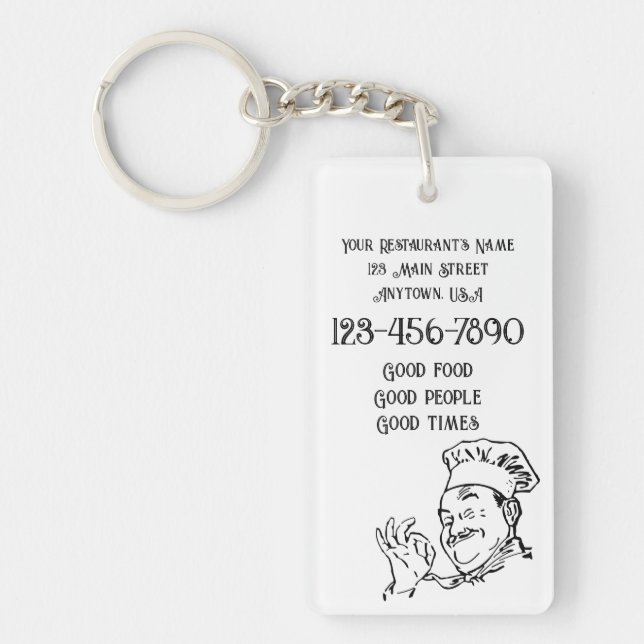 Llavero Personalizable Productos Promos Comerciales (Frente)