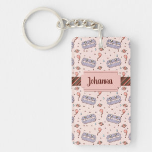 Llavero Personalizable Razor Blade Semicolon Yami Kawaii