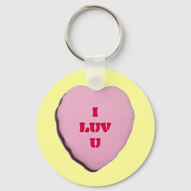 Llavero Personalizable Valentine Candy Heart (Anverso)
