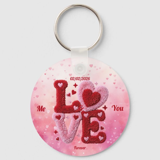 Llavero personalizable Valentine Days's  (Anverso)