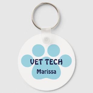 Llavero Personalizable Vet Tech Keychain