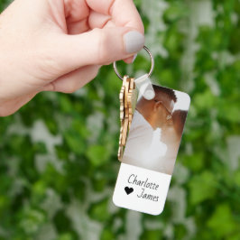 Llavero Personalización De Foto Y Texto De personalizado