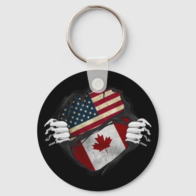 Llavero Personalización de la marca reveladora de dos mano (Anverso)