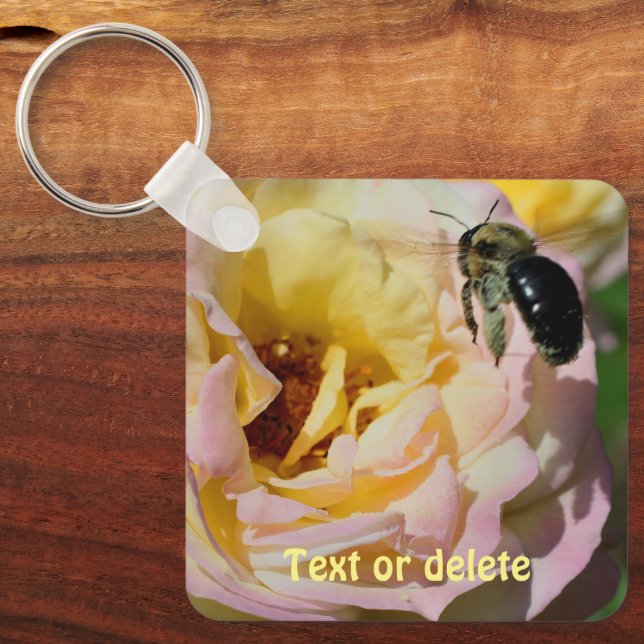 Llavero Personalización De La Naturaleza De La Abeja De Lo (Anverso)