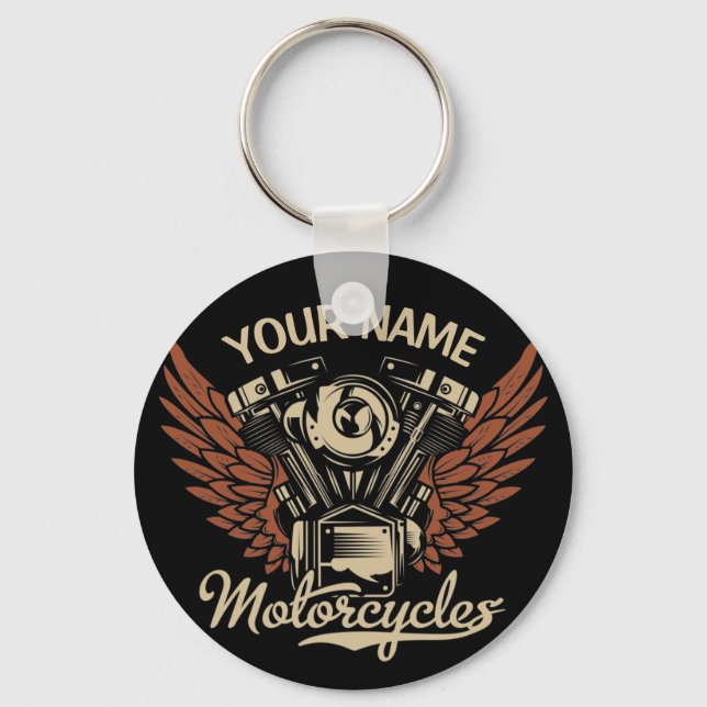 Llavero Personalización de motocicletas motocicletas Autom (Anverso)