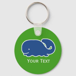 Llavero Personalizada la ballena perrito azul náutica