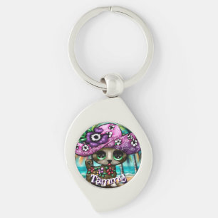 Llavero Personalizada la caprichosa palma de perro Chihuah