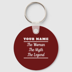 Llavero Personalizada La Mujer El Mito La Leyenda