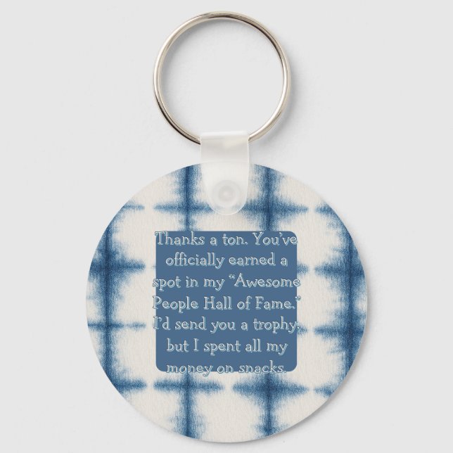 Llavero personalizado (Anverso)