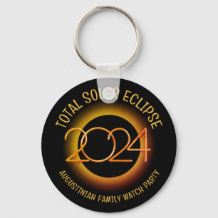 Llavero Personalizado 2024 TOTAL SOLAR ECLIPSE