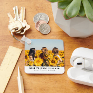 Llavero Personalizado 2 Carretera BFF de fotos y nombres