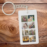 LLAVERO PERSONALIZADO 8 COLLAGE DE FOTOS<br><div class="desc">Crea tu propio collage de fotos personalizado. Simplemente agrega tus 8 fotos favoritas para una cadena de fotos personalizado.</div>