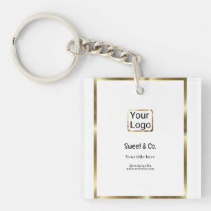 Llavero personalizado agregar su logotipo nombre de empres