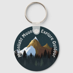 Llavero Personalizado al aire libre de Midnight Mountain E