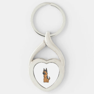 Llavero Personalizado alemán de Shepherd Cute
