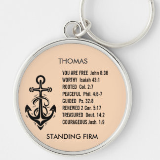Llavero Personalizado Ancla Cristiana