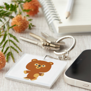 Llavero Personalizado Assertivo Cuto Sujeto Keychain Acríl