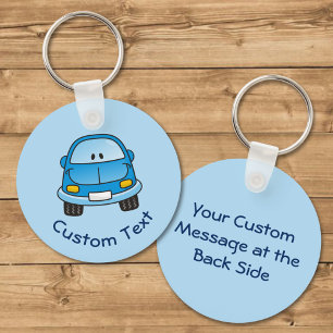 Llavero Personalizado azul Keychain