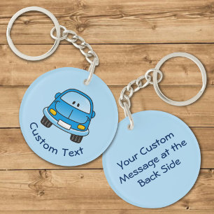 Llavero Personalizado azul Keychain