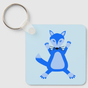 Llavero Personalizado Baby Shower de Cute Blue Baby Boy Fo