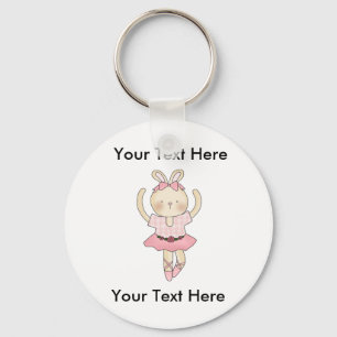 Llavero Personalizado Ballerina Bunny Keychain