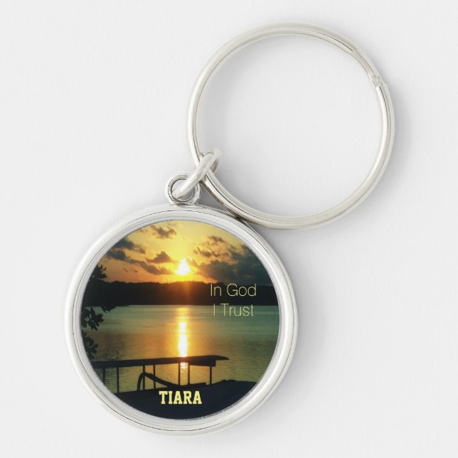 Llavero Personalizado Beautiful Sea Sunset Beach Bali Phot (Frente)