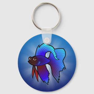 Llavero Personalizado Betta Fish / Pescado Siamés de lucha