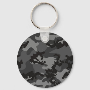 Llavero Personalizado Black Camo Keychain