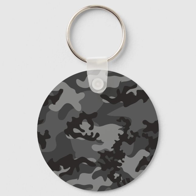 Llavero Personalizado Black Camo Keychain (Anverso)