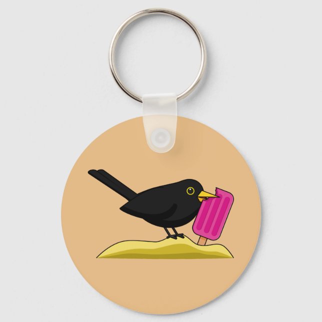 Llavero Personalizado Blackbird come un helado (Anverso)
