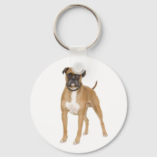 Llavero Personalizado Boxer Perro Perro Perro Cadena de Am