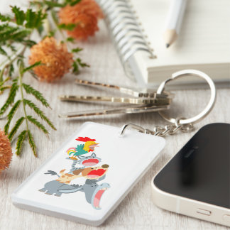 Llavero Personalizado Bremen Town Musicians Acrylic Keycha