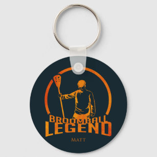 Llavero Personalizado Broomball Legend Cute Sports