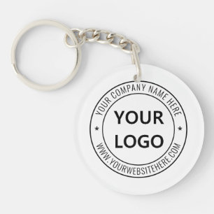 Llavero Personalizado Business Logo Text Company Gift Keyc