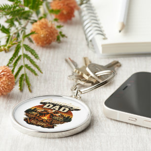 Llavero personalizado Camping Dad Est. 2026