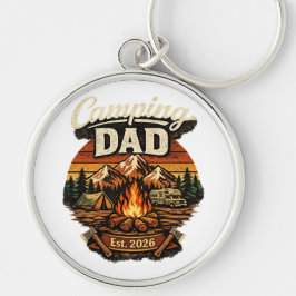 Llavero personalizado Camping Dad Est. 2026