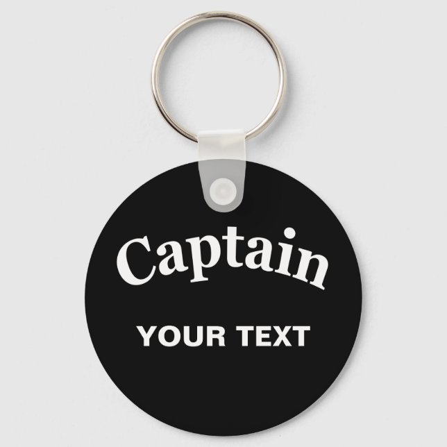LLAVERO PERSONALIZADO CAPTAIN (Anverso)