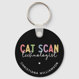 Llavero Personalizado CAT Scan Technologist CT Tech Gifts