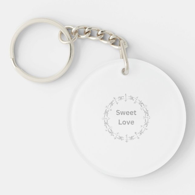 Llavero Personalizado Charm Acrylic Key chain (Frente)