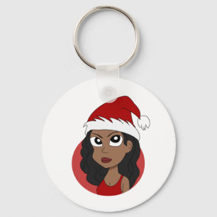 Llavero personalizado chica navidades