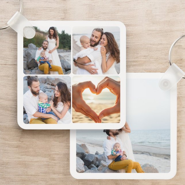 Llavero Personalizado cinco foto personalizada de doble ca (Subido por el creador)