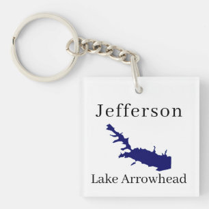 Llavero Personalizado con el nombre de Lake Arrowhead Map