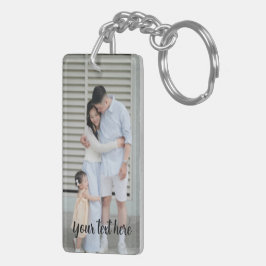 Llavero Personalizado con Foto y Texto
