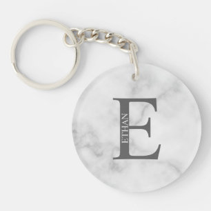 Llavero Personalizado con Monograma y Nombre