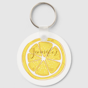 Llavero Personalizado con Tema de Limón