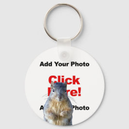 Llavero Personalizado con una Ardilla y Foto