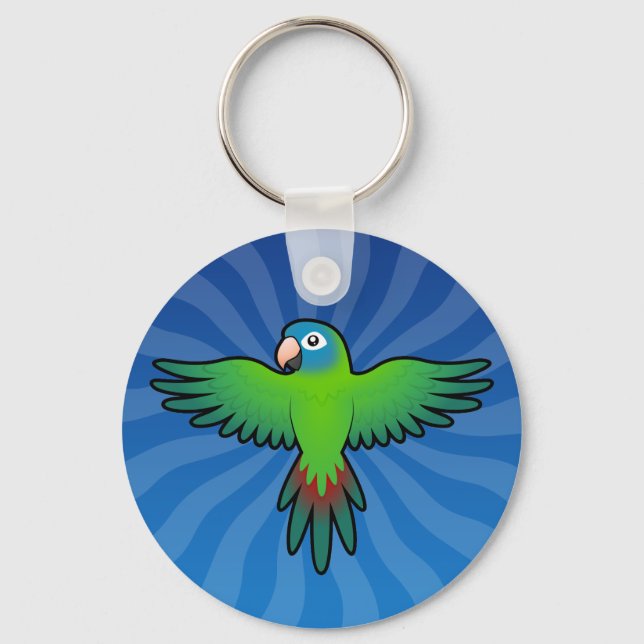 Llavero Personalizado Conure / Lorikeet / Parrot (Anverso)